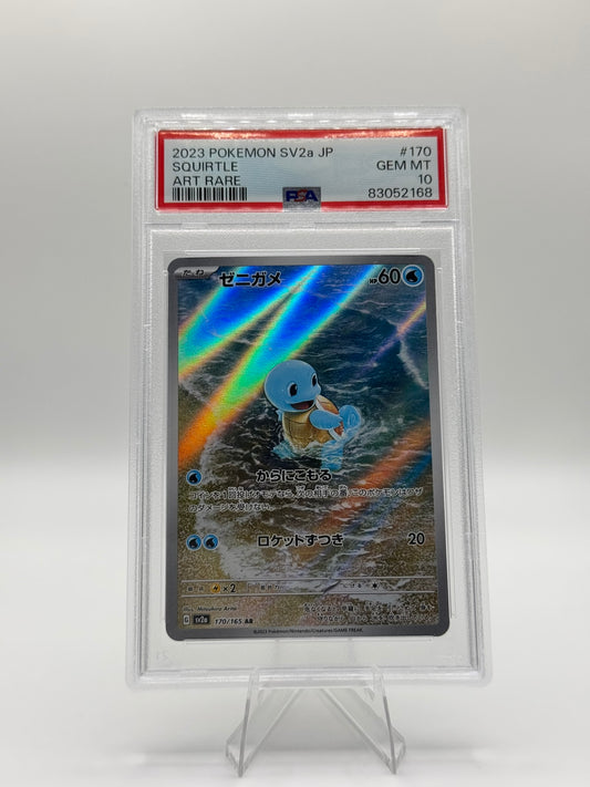 Squirtle #170 Pokemon Japanese Scarlet & Violet 151 [PSA10]